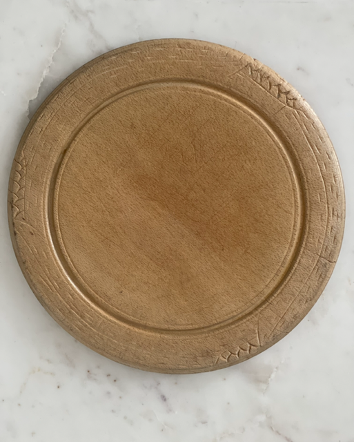 Antique English Bread Board - Wheat
