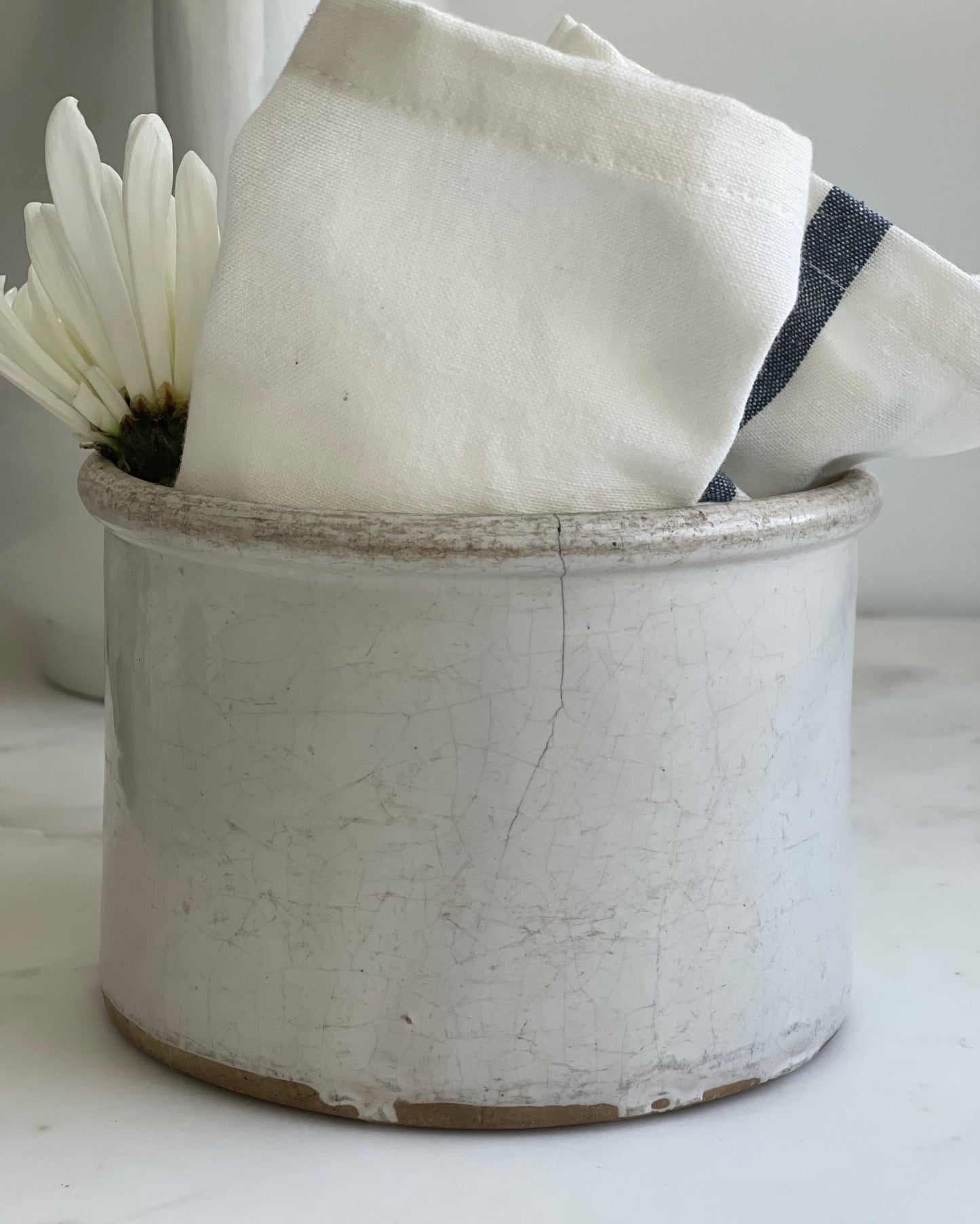 Antique French Stoneware Crock