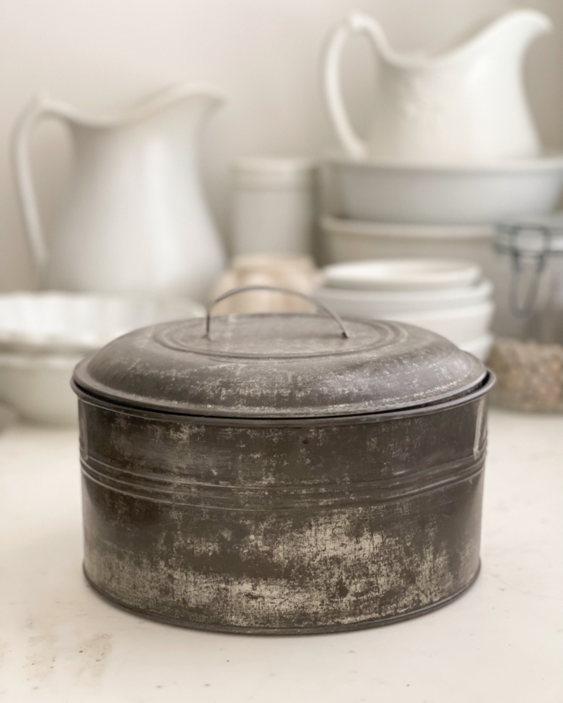 Primitive Vented Tin Container