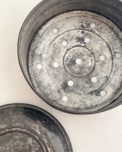 Primitive Vented Tin Container