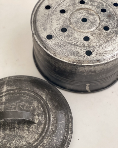 Primitive Vented Tin Container