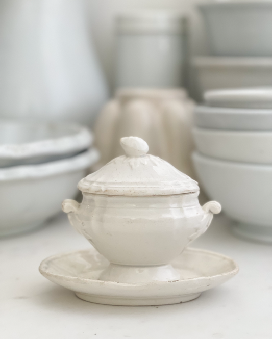 Antique French Mustard Pot