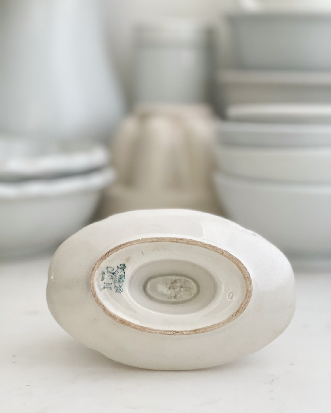 Antique French Mustard Pot