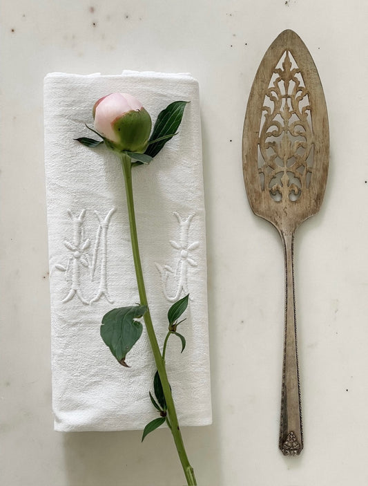 French Monogrammed Napkin