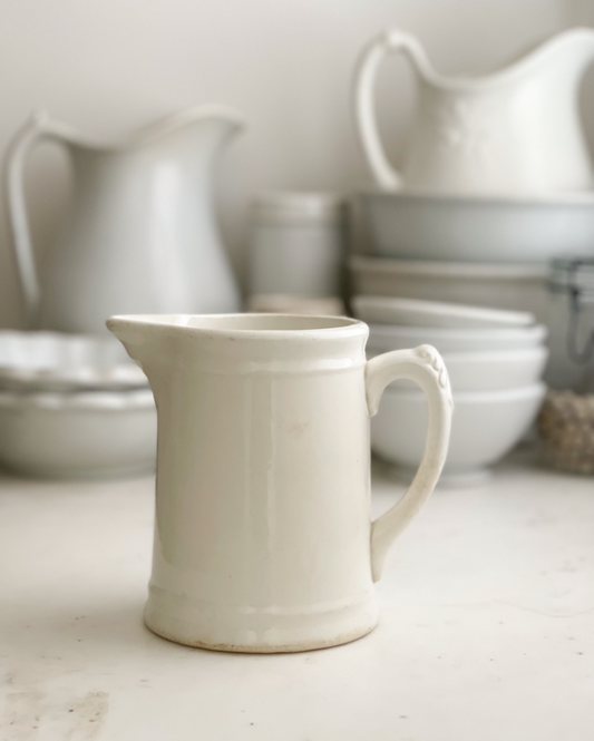 Ironstone Milk Pitcher