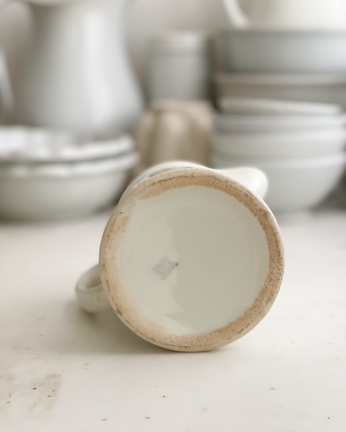 Ironstone Milk Pitcher