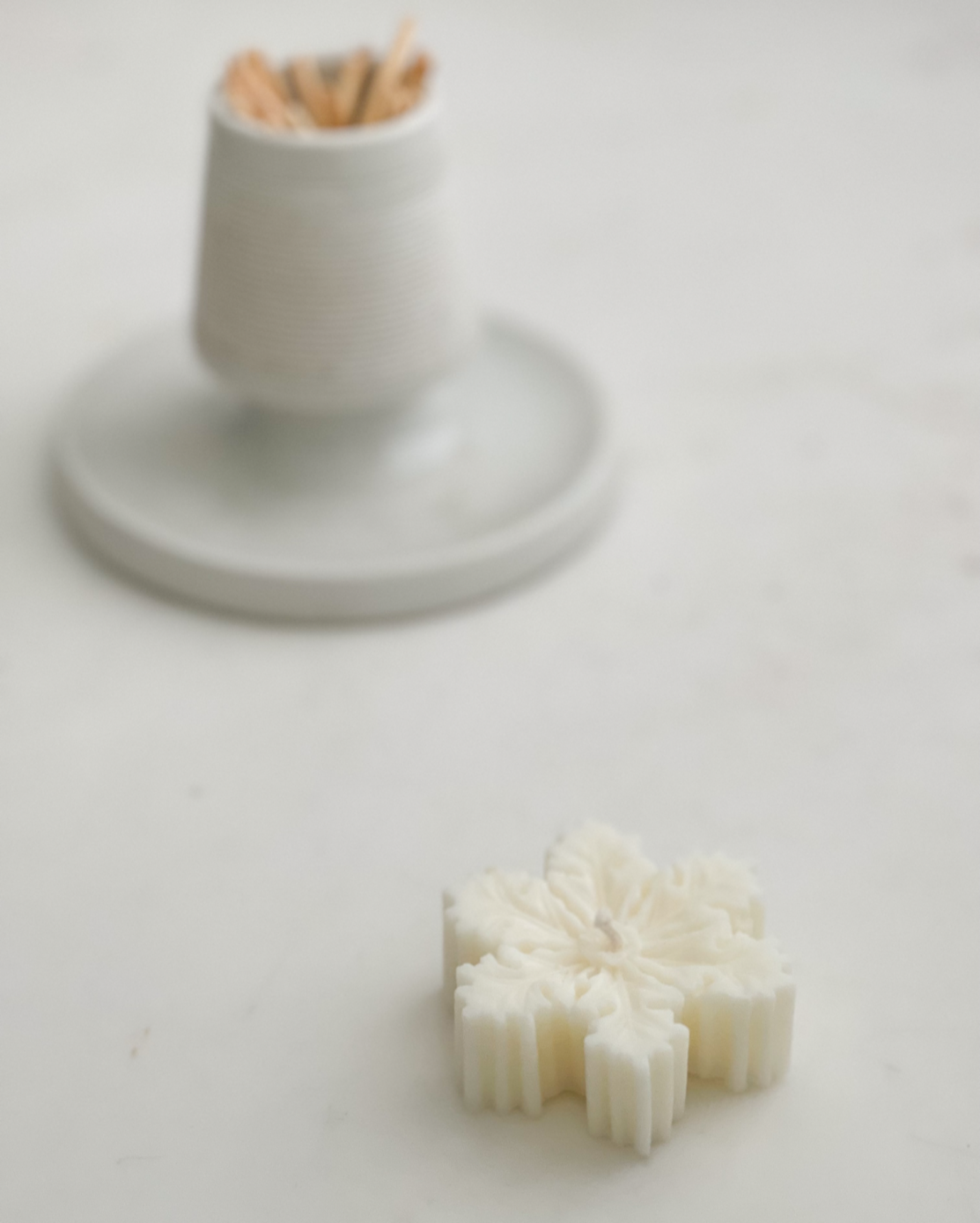 Snowflake Candle