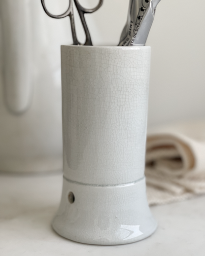 Antique Ironstone Toothbrush Holder